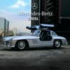 WELLY 1/24 Mercedes-Benz 300SL Legierungsauto Die-Cast & Spielzeugfahrzeuge Automodell Miniaturmaßstab Modellauto Spielzeug für Kinder