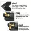 1pc Car Battery Disconnect Switch – Anti-Leakage Power Cutoff for Auto/Truck, Heavy-Duty Battery Modification Kit