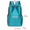Portable Large Capacity Business Backpack Reflective Solid Color Travel Backpack Waterproof Nylon Student Schoolbag Women