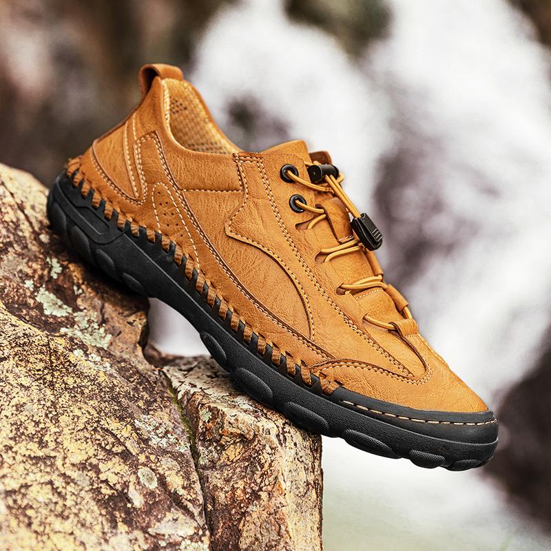 38-46 Pantofi Retro de Timp Liber pentru Bărbați Pantofi Casual Mărimi Mari Piele Talpă de Cauciuc Lucrați Manual Pantofi de Piele pentru Bărbați