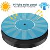Fontana Solare Piscina Giardino Fontana con Flusso d'Acqua Esterna Vasca per Uccelli Fontana per Cortile Fontana Galleggiante