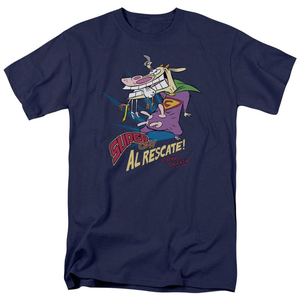 

Cow & Chicken Super Cow T-Shirt - Regular or Tank - to 5X S