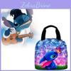 Modern Minimalist Stitch Lunch Bag With Polyester Insulation For School Students And Portable Use