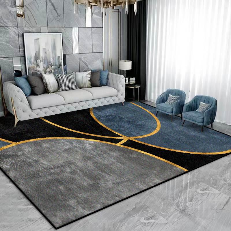 Modern Abstract Carpets For Living Room Large Area Decoration Parlor Sofa Floor Mats Washable Bedroom Rug Anti-Slip Kitchen Mat