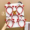 5PCS Santa's Hat Christmas Hair Hoop Snowman New Year Hairband Cute 2025 Headband  Prom Props
