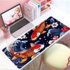 Colorful Koi Fish Beautiful Lucky Art Mouse Pad Large Thick Desk Pad Stitched Edges Gaming Mouse Mat For Pc