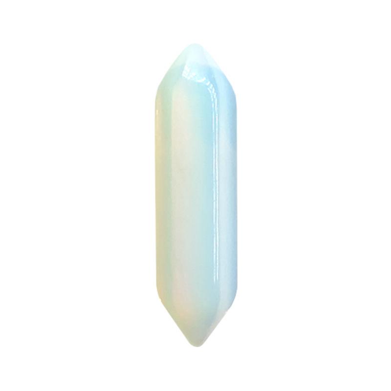 Hexagonal Crystal Bullet Head Yoga Stone Jewelry