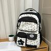 Schoolbag new high-value primary school schoolbag transparent pain bag girls light large capacity junior high school student backpack