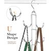 Purses Hanger Organizer for Closet, Myfolrena Metal Purse Holder for Closet Space Saving Bag Storage Hook for Hanging Handbags,