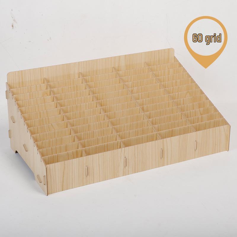 Classroom & Conference Room Mobile Phone Storage Box with Tempered Film and Multi-Grid Compartments.