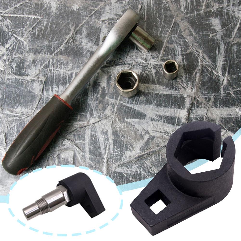 7/8 Inch/22mm Offset Oxygen Sensor Socket Wrench 3/8inch Drive O2 Sensor Socket Universal for Most Models of Cars