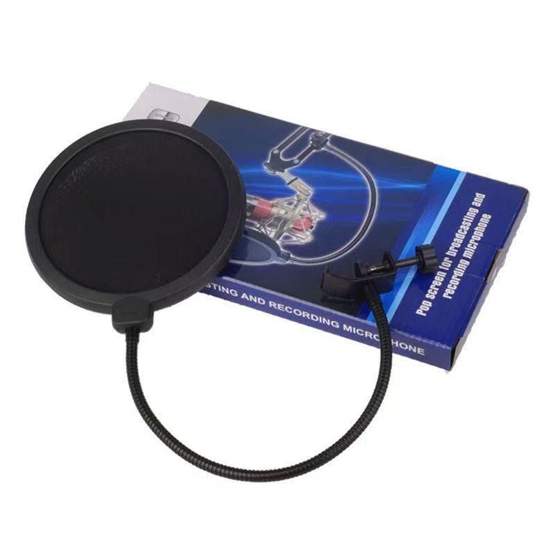 Universal Large Microphone Pop Filter Windscreen for Streaming, Singing, Recording Studio