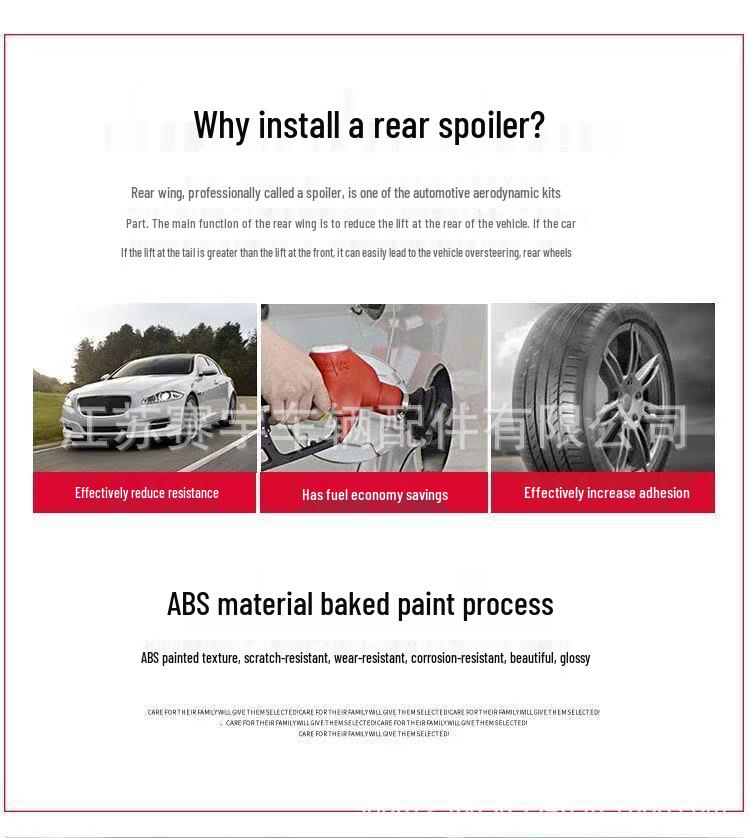 Geely Vision Rear Spoiler & Tail Wing Accessories - Vehicle-Specific Exterior Modification Parts