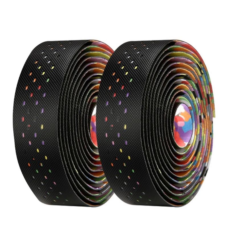 2Pcs Road Bikes Handlebars Tape NonSlip Shock Absorbings Handlebars Tape Cyclings Handle Wrap Cyclings Handlebars Tape