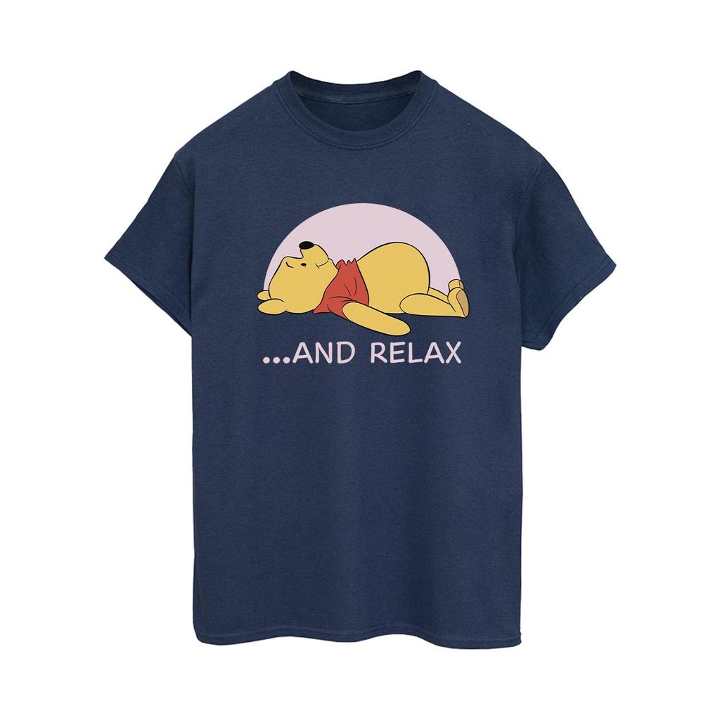 Disney Womens/Ladies Winnie The Pooh Relax Cotton Boyfriend T-Shirt