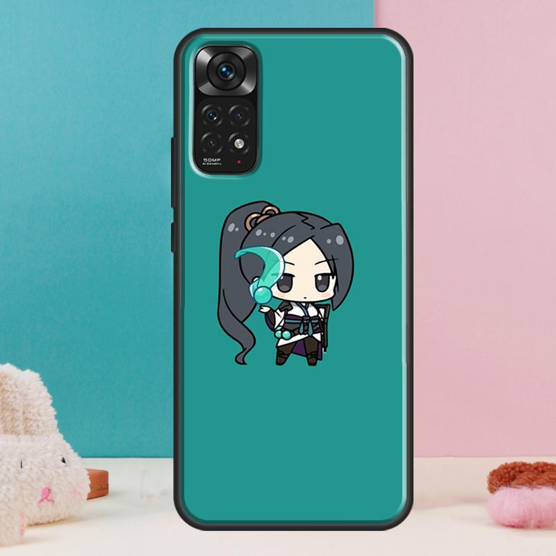 V-Valorant Case For Xiaomi Redmi Note 12 11 10 9 8 Pro 9S 10S 11S 12S Redmi 12C 9A 9C 10A 10C Coque