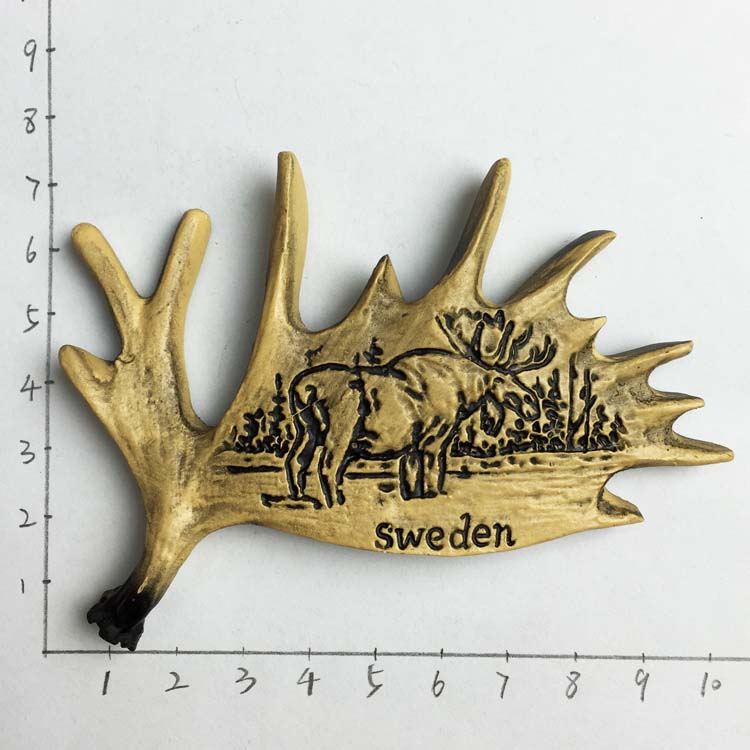 Sweden Travelling Fridge Magnets Creative Tourist Souvenirs Fridge Stickers Home Decoration Children Toys Magnetic Stickers