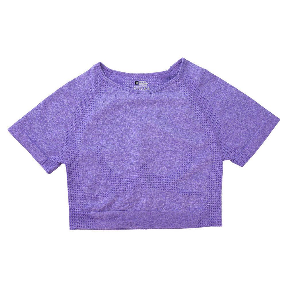 Nahtloser Yogaanzug für Damen: Langärmeliges Punkt-Top & Hochtaillierte Hüfthebende Hose