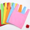 Solid Color Foldable Shopping Bag Eco Reusable Tote Oxford Fabric Casual Large-capacity Shopping Bag Home Storage Bag Supplies CLE