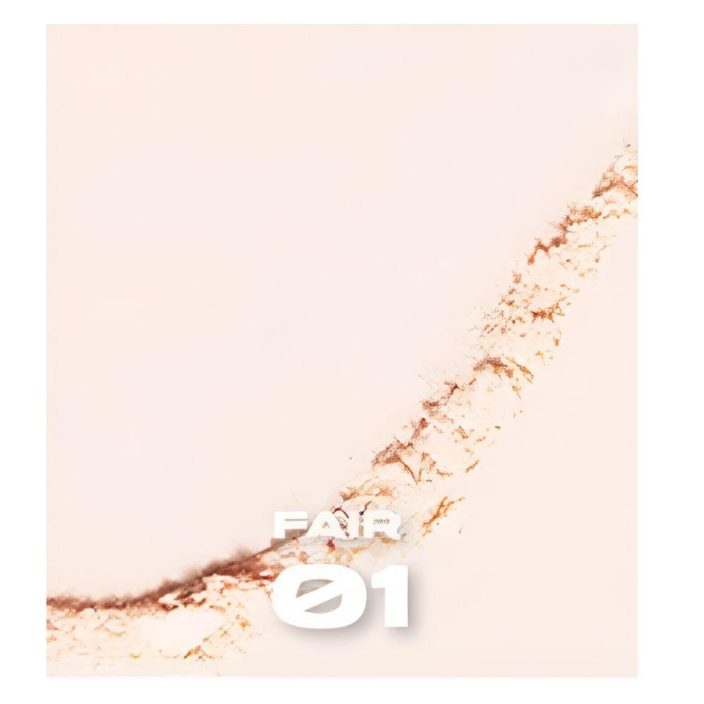 ABOUT TONE Blur Powder Pact 9g Smooth Pore Blurring Compact Powder , 01 Fair ,1.5 Cool Fair , 02 Light 01 Fair