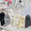 Socks Small Short Summer Thin Boneless Mesh Embroidered Bow Cotton Socks Ballet Cream Socks