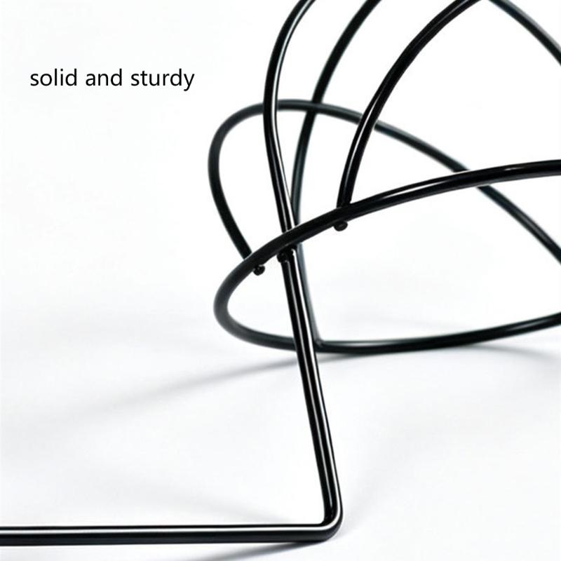Hemispherical Iron Hat Holder with Projecting Wall Arm and Protective Finish for Baseball Hats, Berets, and Bucket Hats