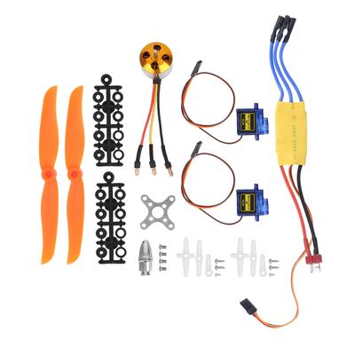 A2212 2200KV Brushless Motor 30A ESC SG90 9G Micro Servo 6035 Propeller for RC Plane(2200KV Motor
