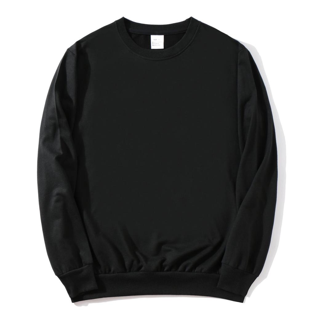 Autumn Solid Color Crew Neck Custom Sweatshirt for Couples & Groups