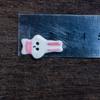 UK Handmade High-End Cute Rabbit Ceramic Buttons for DIY Windbreaker