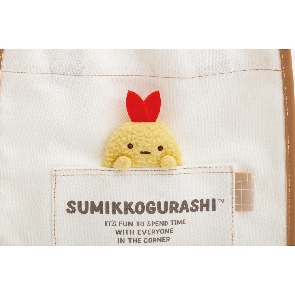 Sumikko Gurashi Mini-Tragetasche H240 x B250 x T100mm San-X Tasche, Ebi-Furano Schwanz, CA67804,