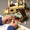 1030PCS Gravityed Fall house Building Block Kids Toy Farm Architecture Model Bricks Desktop Decoration Birthday GIfts