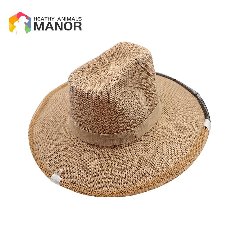 Beekeeper Protective Hat Anti Bee Fabric Nylon Net Yarn Hat Beekeeping Protector Cap Beekeeper Cowboy Comfortable Design