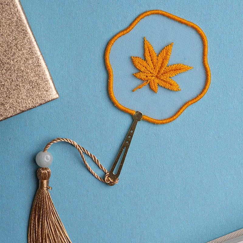 DIY Beginner Lu Embroidery Bookmark & Sachet Kit – Creative Handmade Gift