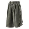 Men's Loose Fit Knee Length Cargo Shorts with Elastic Waistband and Multiple Pockets for Everyday Wear Outdoor Activities