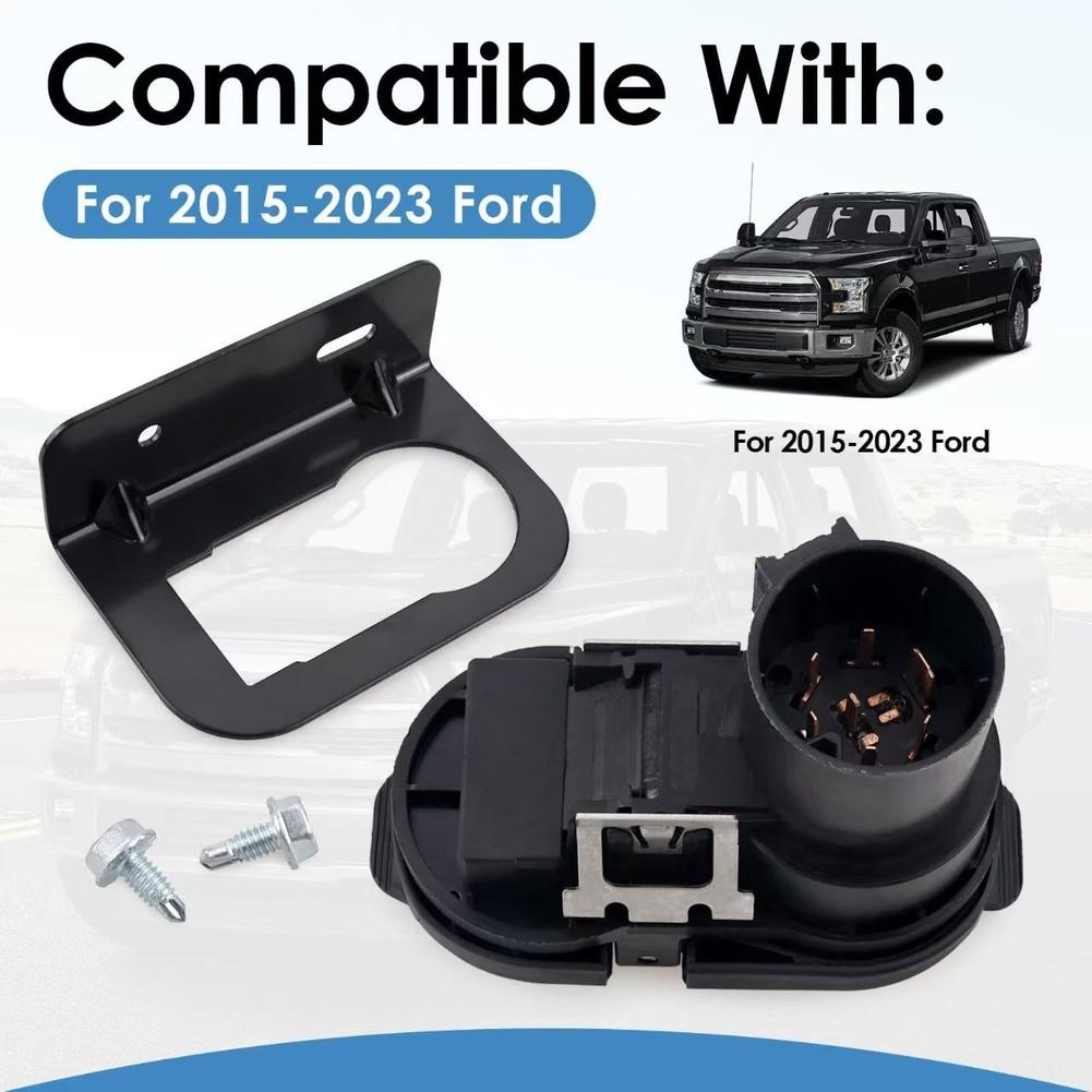 Connector Trailer Brake Harness Trailer Brake Harness Towing 7P To 4P Flat Connector For Ford 9U5Z-14489-MAA