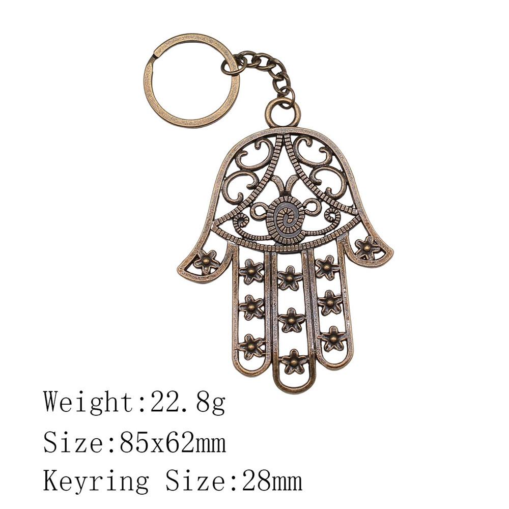 Back To School Bag Keyring Hamsa Hand Eye Of Horus Key Ring Ornaments For Home Cool Keychain