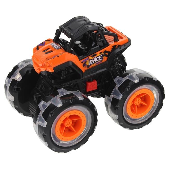 Monster Truck Off-Road Car Jeep Auto Off Road Sound Light Orange