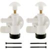 2 Pack 385314349 RV Toilet Water Valve Kit for Dometic Pedal Flush Toilets | Fixes Poor Flushing and Leaks,Compatible with Dometic Sealand EcoVac
