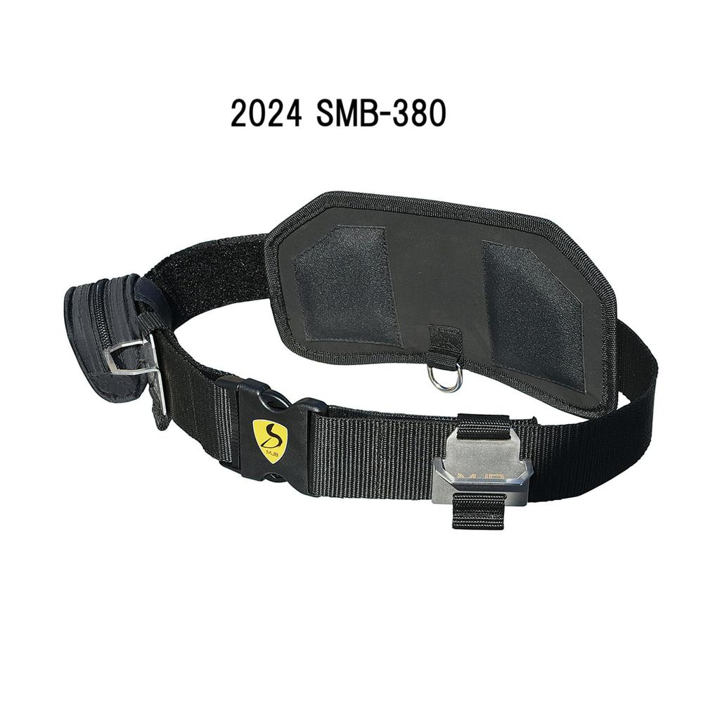 Pasek Wspierający Shimotsuke Ayu, Czarny x Złoty, Duży, Talia 85-120 cm