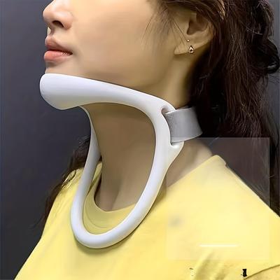 1pc Ergonomic Neck Brace Posture Corrector - Adjustable Cervical Support for Office Home Desk Work, Relieve Neck Shoulder Pain