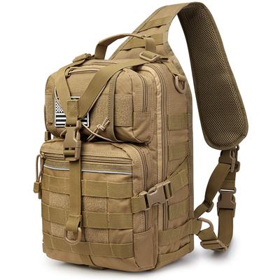 G4Free Body Military Tactical Crossbody Waterproof Chest Bag for and Tactical MOLLE Compatible One-Shoulder Bag, Bag, Bag, Lightweight, Durable,