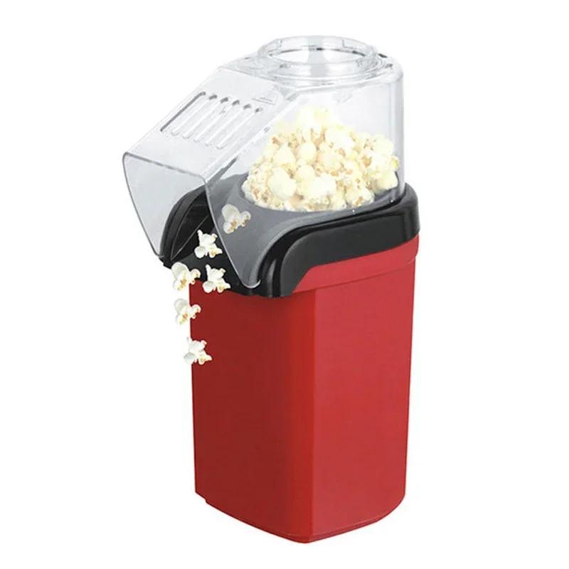 Popcorn Machine Healthy Hot Air Oil Free Corn Popper, Home Small Popcorn Pots Fully Automatic Popcorn Machine Christmas Snacks