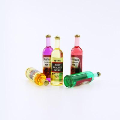 Miniature Champagne Bottle Ornament for Dollhouse Scene D137