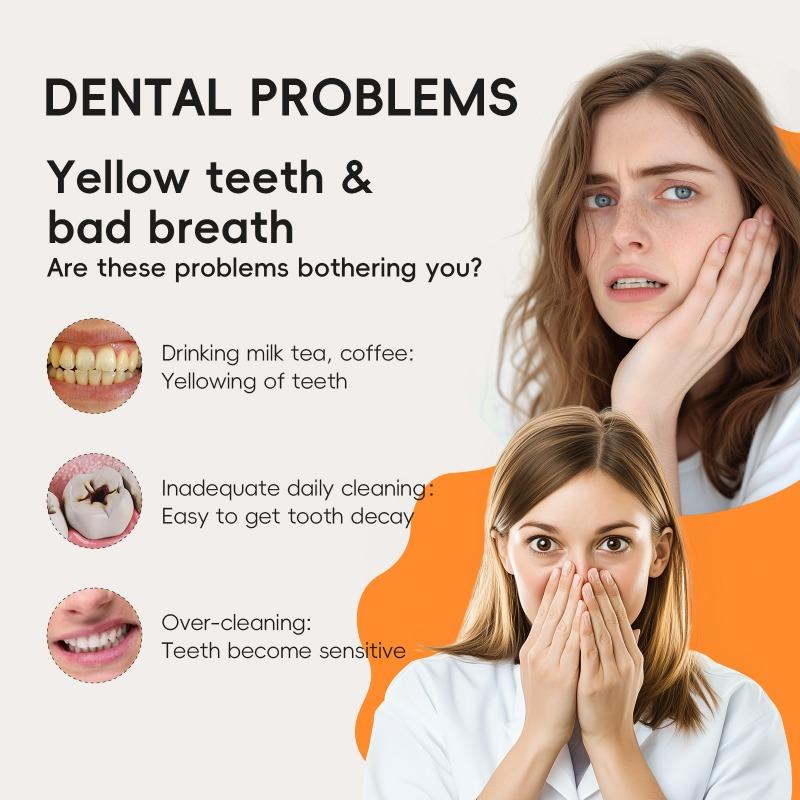 Vitamin C Toothpaste, Whitening Teeth, Fresh Breath, Stain Removal & Gum Care