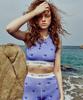 Cocancle Bunny Sports Bra Top/Blue