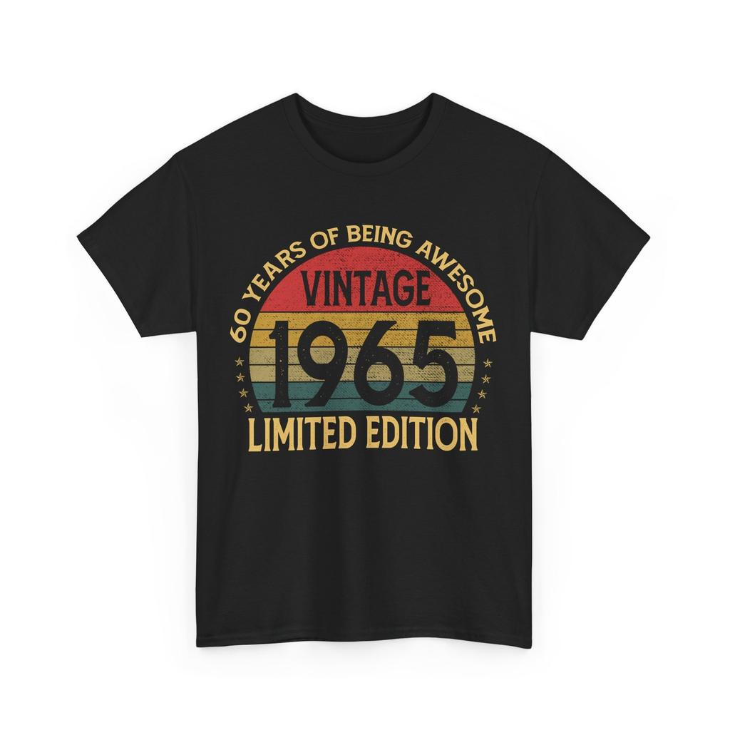 Vintage 1965 Limited Edition 60-Year-Old Gifts 60th Birthday T-Shirt