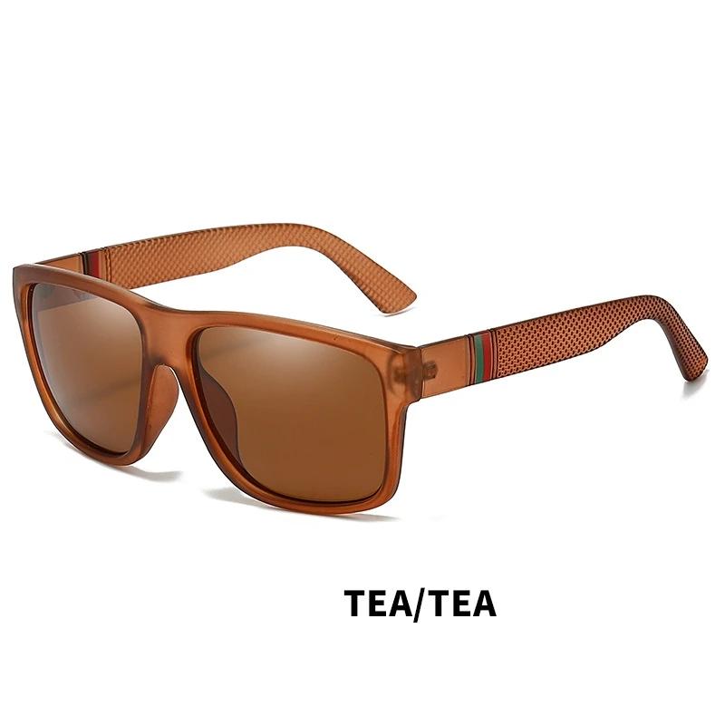 Fashion Oversized Polarized Sunglasses Men Women Luxury Driving Fishing Travel Vintage Square Sun Glasses For Man UV400 Eyewear