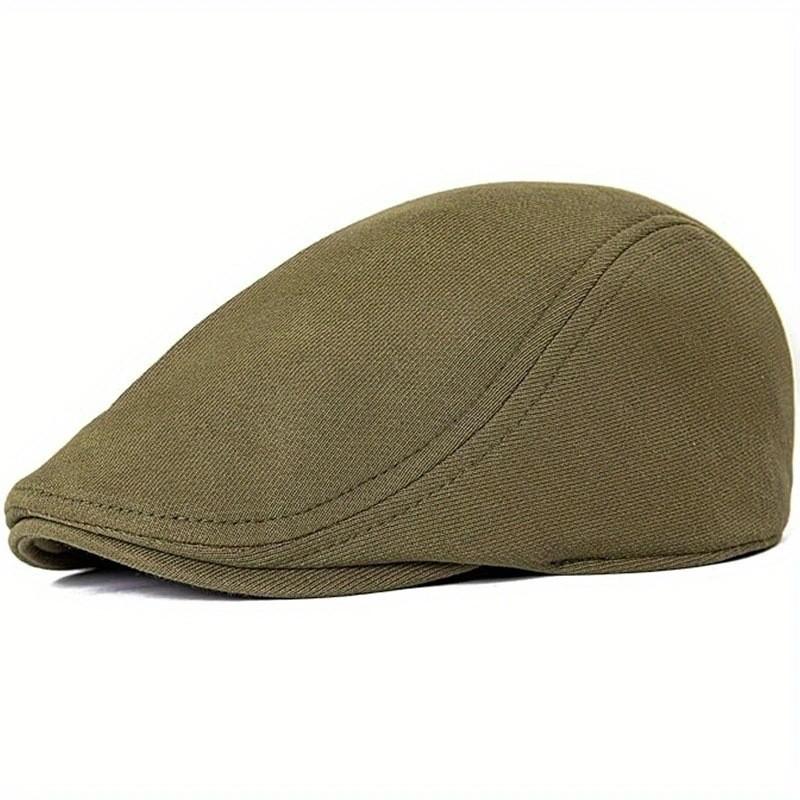 Classic Breton Hat Men Women Vintage Cotton Sun Protection Foldable For Spring Autumn