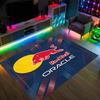 Red Bull Racing Design Crystal Velvet Carpet Cozy Non?Slip Printed Rug For Bedroom Living Room Entrance