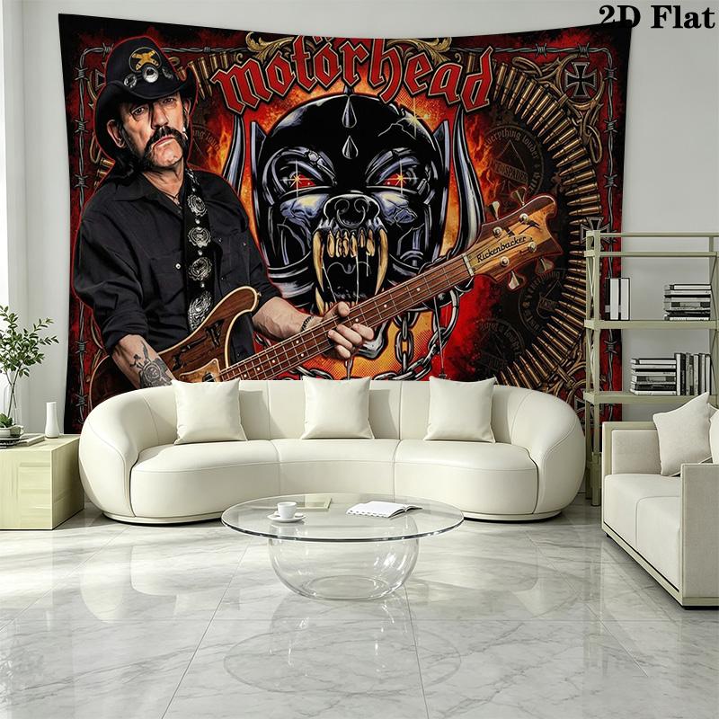 Tapestry Motorhead Estetyczna Dekoracja Ścienna Drukowany Materiał Koc Dekoracyjne Tapiserie do Sypialni Salonu Wystrój Domu